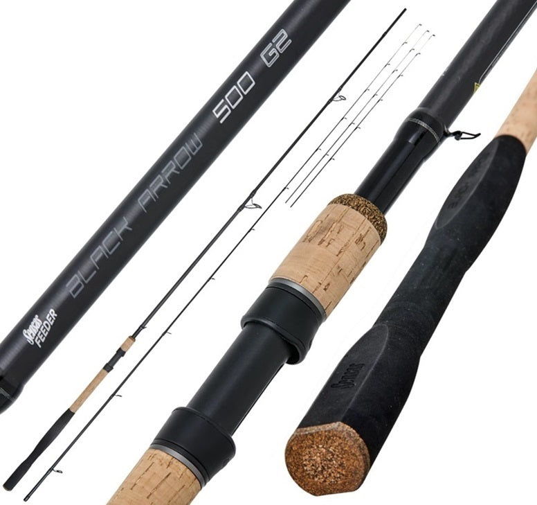 Lanseta SENSAS Black Arrow Feeder 500 G2 Up To 2+3seg