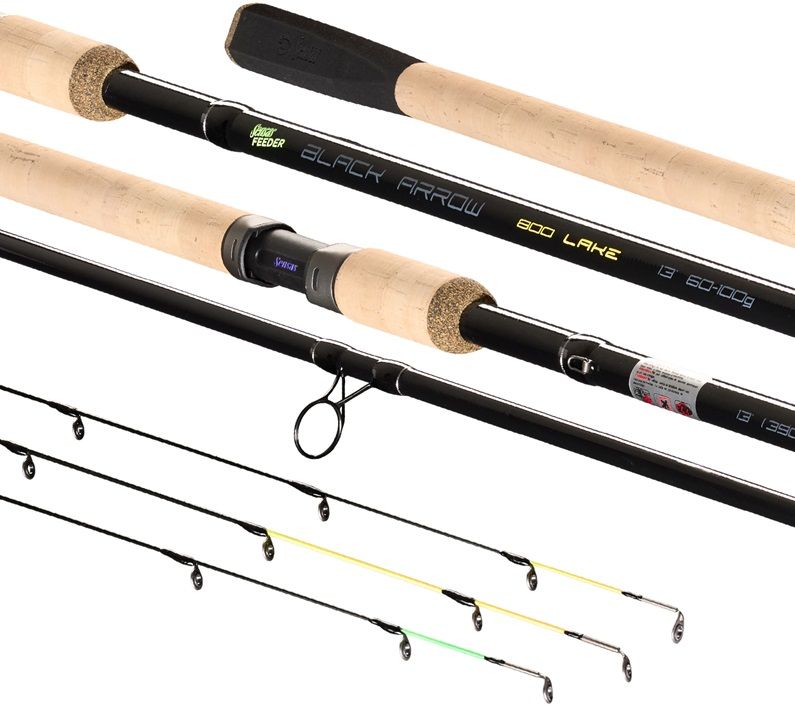 Lanseta SENSAS Black Arrow Feeder 800 Lake, 3.30m, 40-80g, 2+3seg