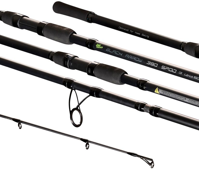 Lanseta SENSAS Black Arrow Spod, Up To 150g, 3.90m, 3seg