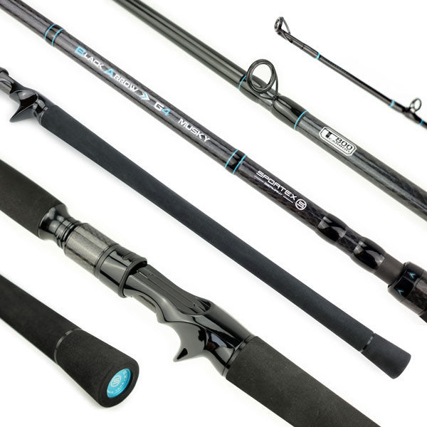 Lanseta SPORTEX Black Arrow G4 Musky Baitcast 2.45m, 115-190g, 2seg
