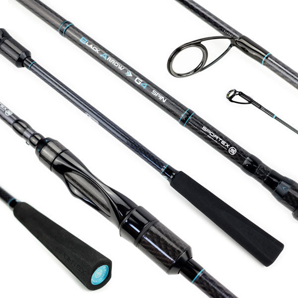 Lanseta SPORTEX Black Arrow G4 Spin 2.40m, 17-75g, 2seg
