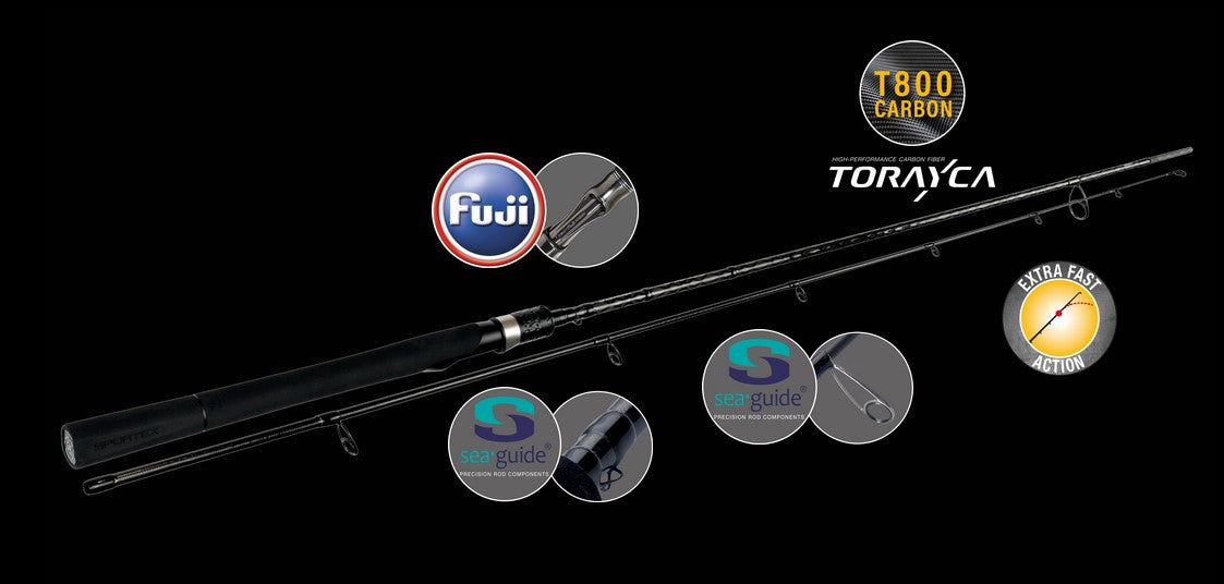 Lanseta SPORTEX Hydra RS-3 Spinning Rod, 11-56g, 2.75m, 2seg