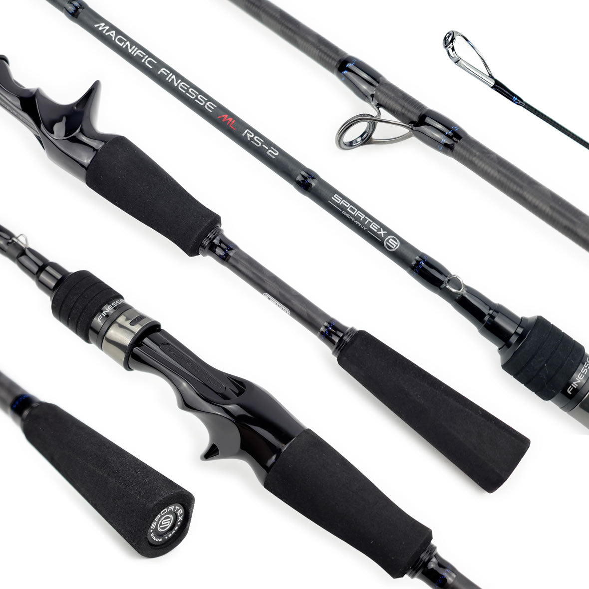 Lanseta SPORTEX Magnific Finesse ML RS-2 Baitcast 2.10m, 3-15g, 2seg