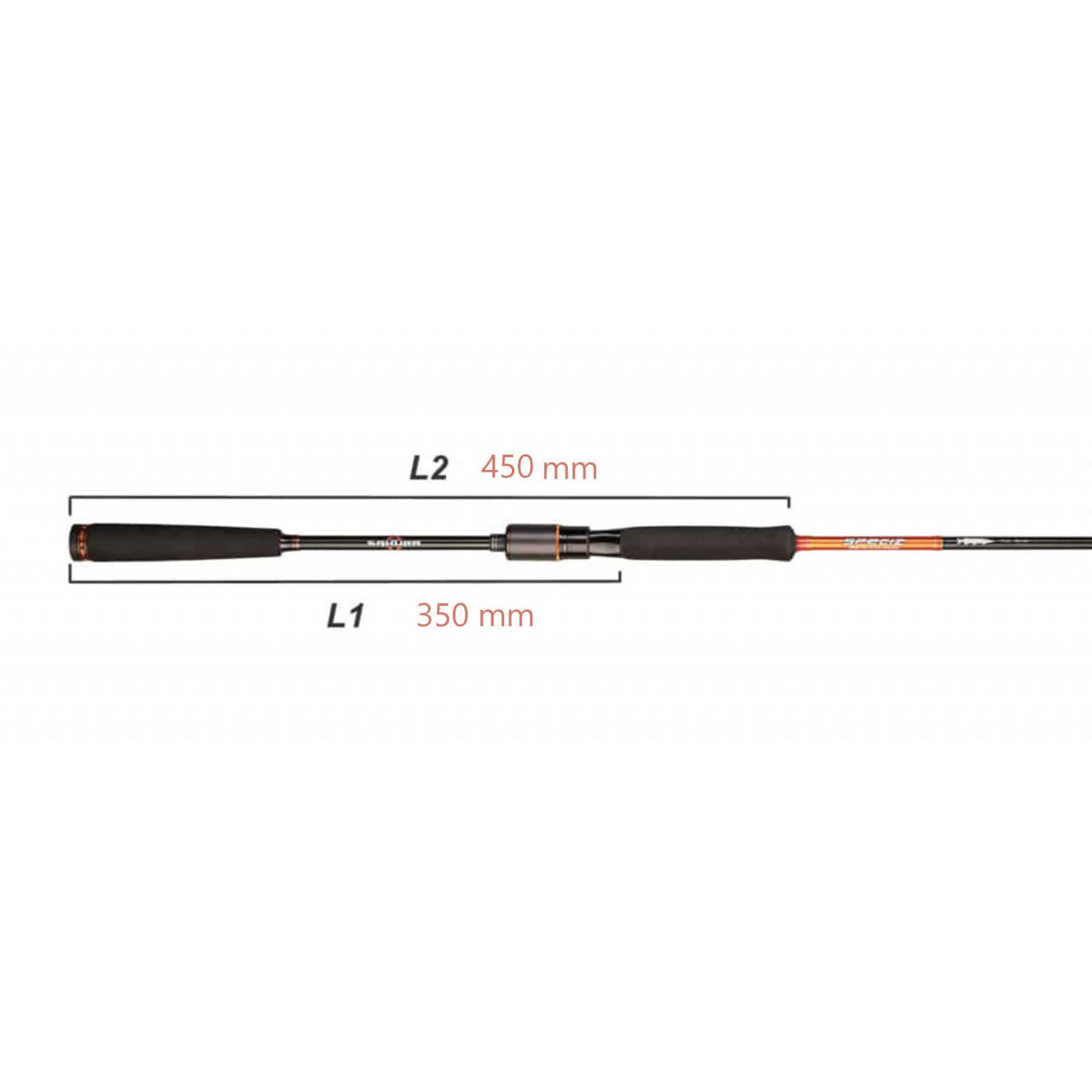 Lanseta Sakura Speciz Spinning 2.0 SPES 802 M+S, 2.44m, 5-25g, 2seg