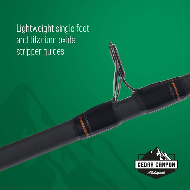 Lanseta Shakespeare Cedar Canyon Summit Fly Rod 2.74m, Clasa 8, 4seg