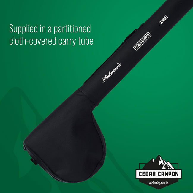Lanseta Shakespeare Cedar Canyon Summit Fly Rod 2.74m, Clasa 8, 4seg