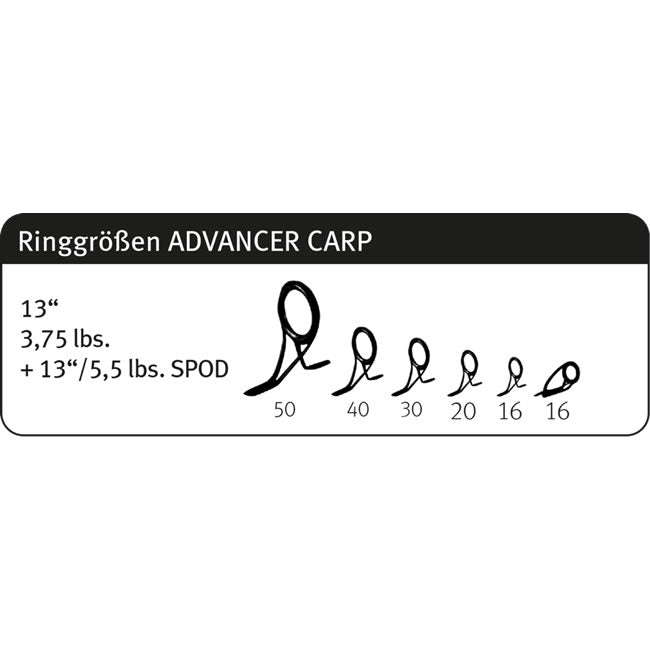 Lanseta Sportex Advancer Cs-2 Carp 13ft 3.96m 3.75lbs