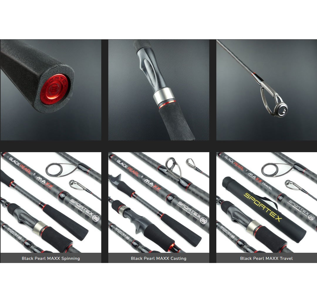 Lanseta Sportex Black Pearl Maxx, 3.00m, 22-53g, 2seg