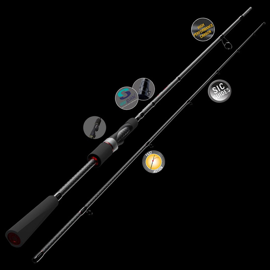 Lanseta Sportex Black Pearl Maxx ULR 2.65m, 2-9g, 2seg