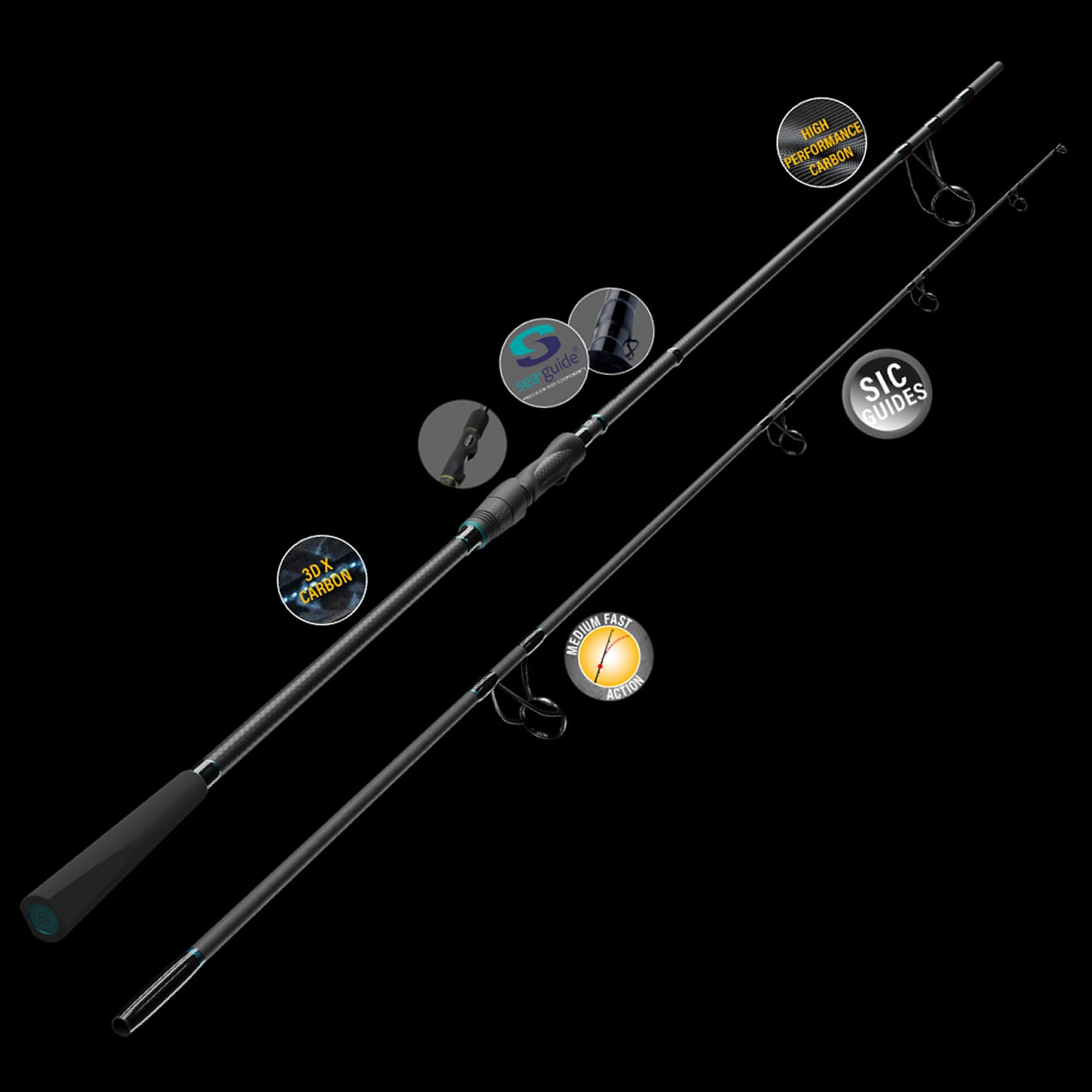 Lanseta Sportex Competition Carp CS-5 3.66m, 3.75lbs, 2seg