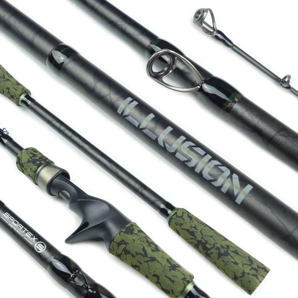 Lanseta Sportex Illusion Baitcast 2.45m, 31-107g, 2seg
