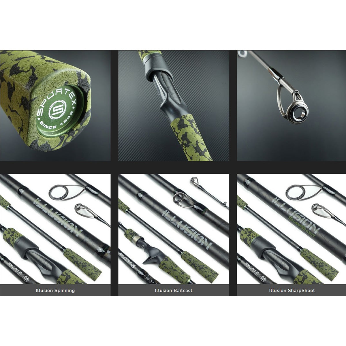 Lanseta Sportex Illusion SharpShoot 2.25m, 21-68g, 2seg