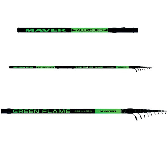 Lanseta Telescopica Maver IT TELEMATCH GREEN FLAME 4.5M 40GR