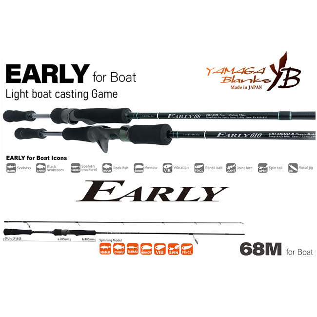 Lanseta Yamaga Blanks Early Boat 68M 2.055m 7-32gr