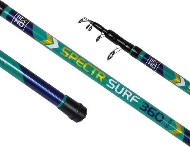 Lanseta ZEOX Specter Surfcasting Rod Tele, 200g, 3.90m, 4seg