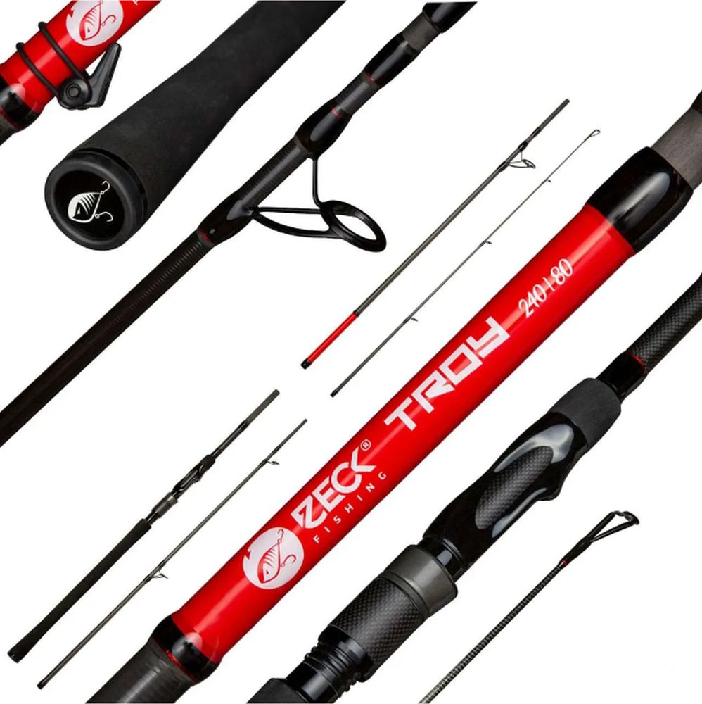 Lanseta Zeck Troy, 30-80g, 2.40m, 4seg
