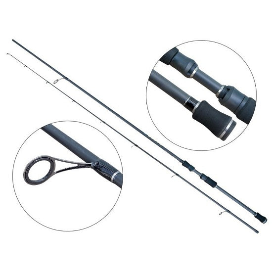 Lanseta spinning Baracuda Sooty 2.10M 10-40g 2SEG