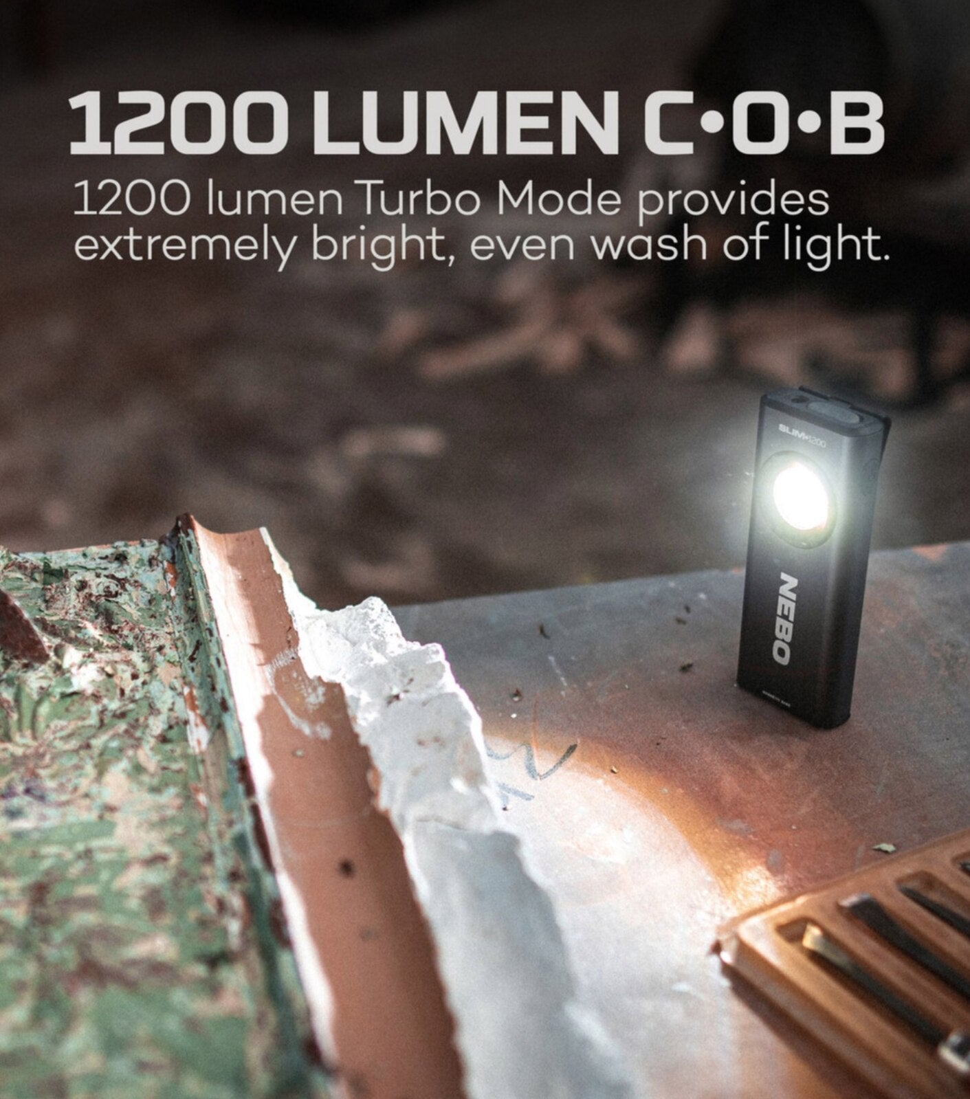 Lanterna Buzunar Nebo SLIM+ 1200 Lm, IPX7, 1500mAh , Rechargeable