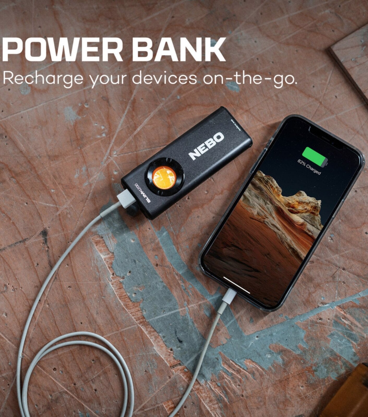 Lanterna Buzunar Nebo SLIM+ 1200 Lm, IPX7, 1500mAh , Rechargeable