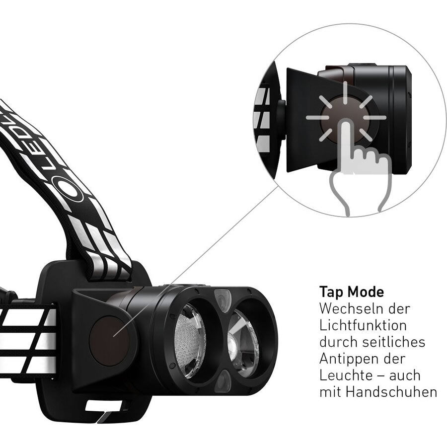 Lanterna Cap Led Lenser H19R Signature 1800lm + Cablu Magnetic