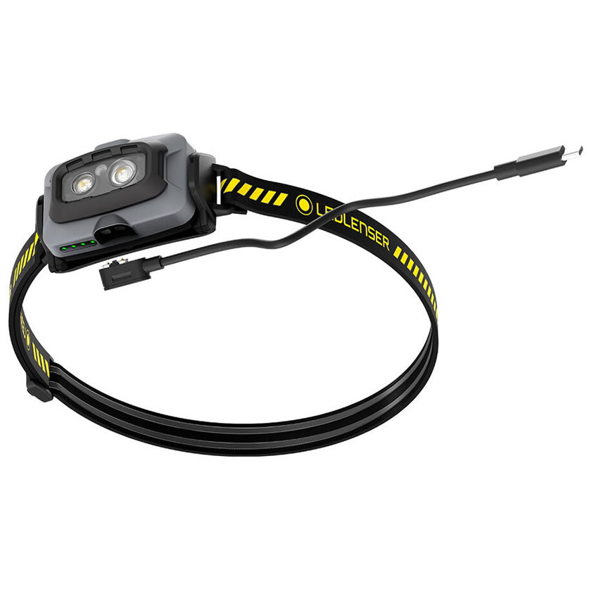 Lanterna Cap Led Lenser HF4R Work 500lm/li-ion + Cablu USB