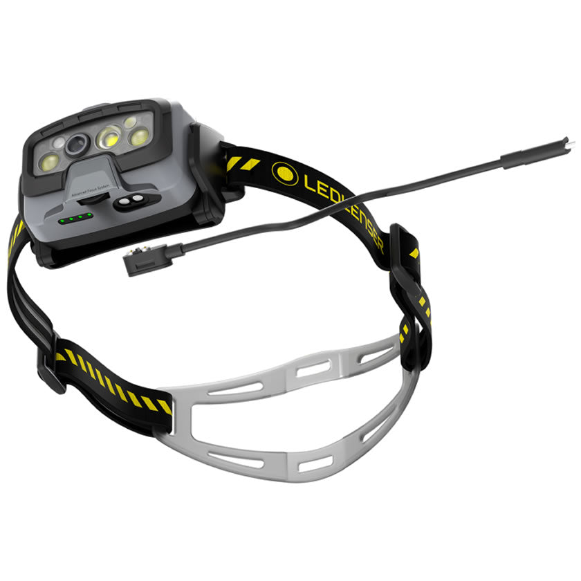 Lanterna Cap Led Lenser HF8R Work 1600lm/li-ion + Cablu USB