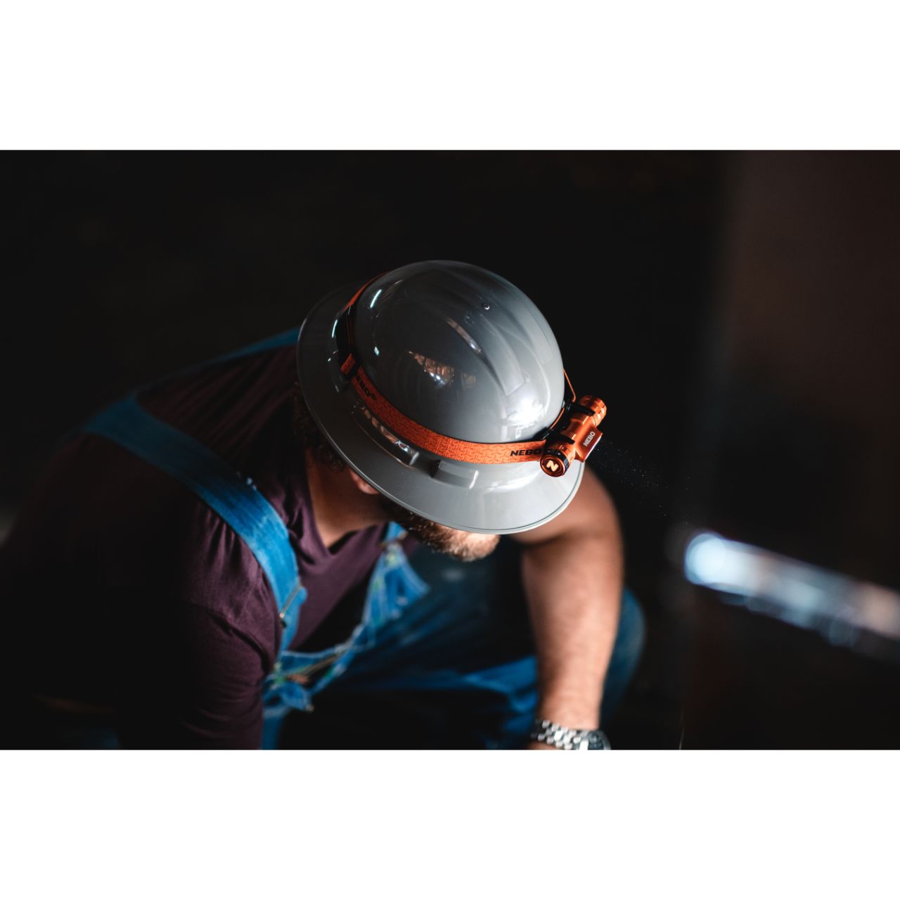 Lanterna Cap Nebo Master Series HL1000, Rechargeable , Aluminiu