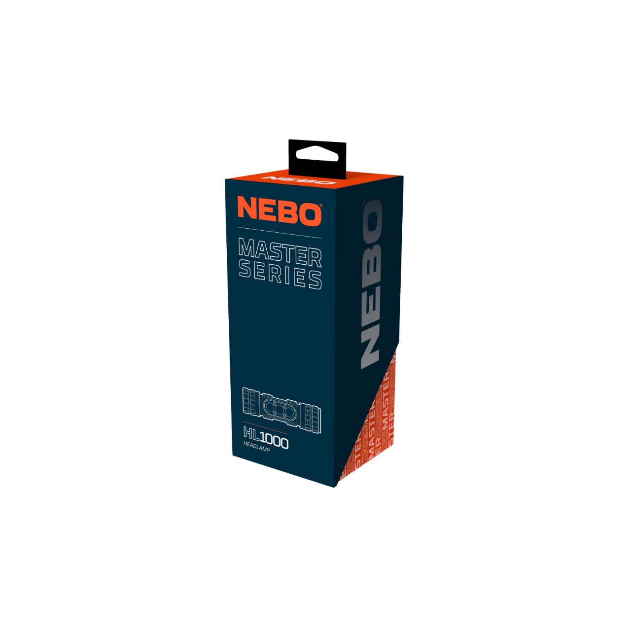 Lanterna Cap Nebo Master Series HL1000, Rechargeable , Aluminiu