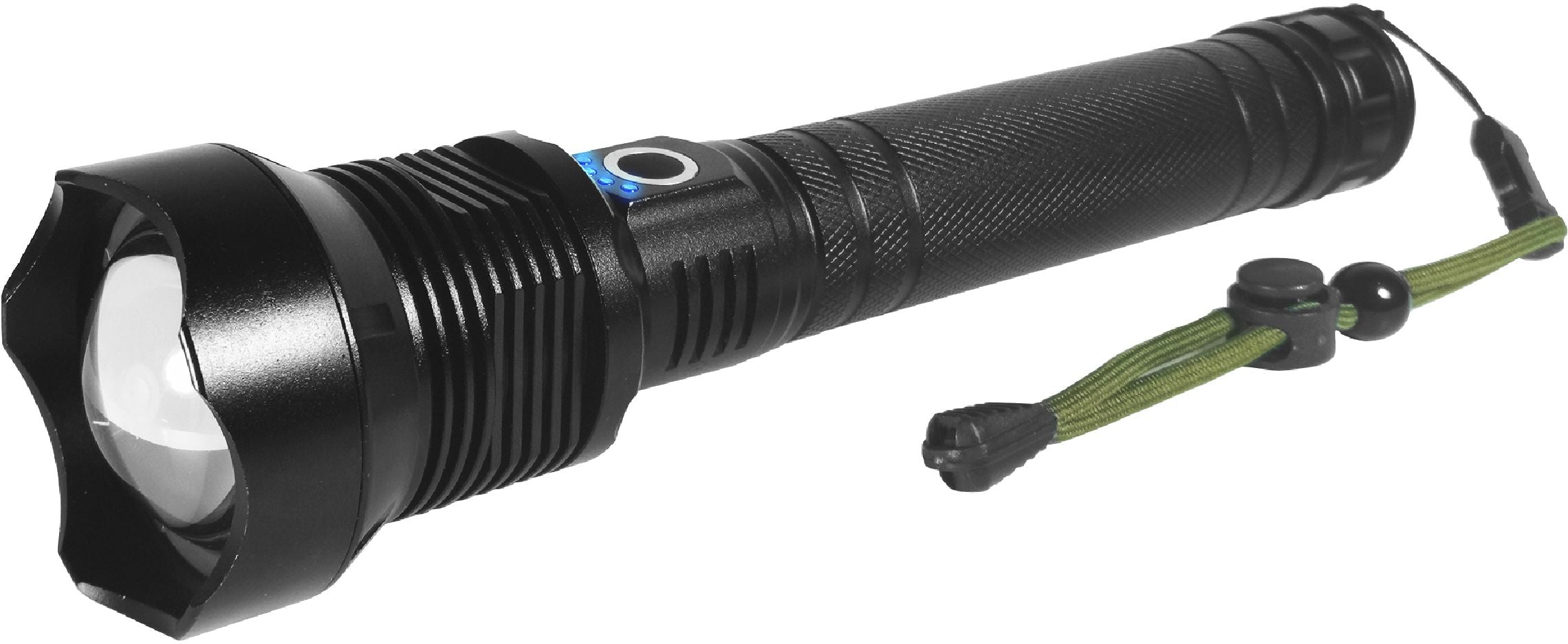 Lanterna Cu Acumulator L185650 x 2 metal led zoom xph50 1600lm, cablu incarcare usb tl-9137