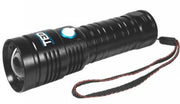 Lanterna Cu Acumulator Litiu TED L26650x1 Metal Led XPH50 ZOOM Inc.220V + Cablu Micro USB YM-123 / FS-001 TED002204