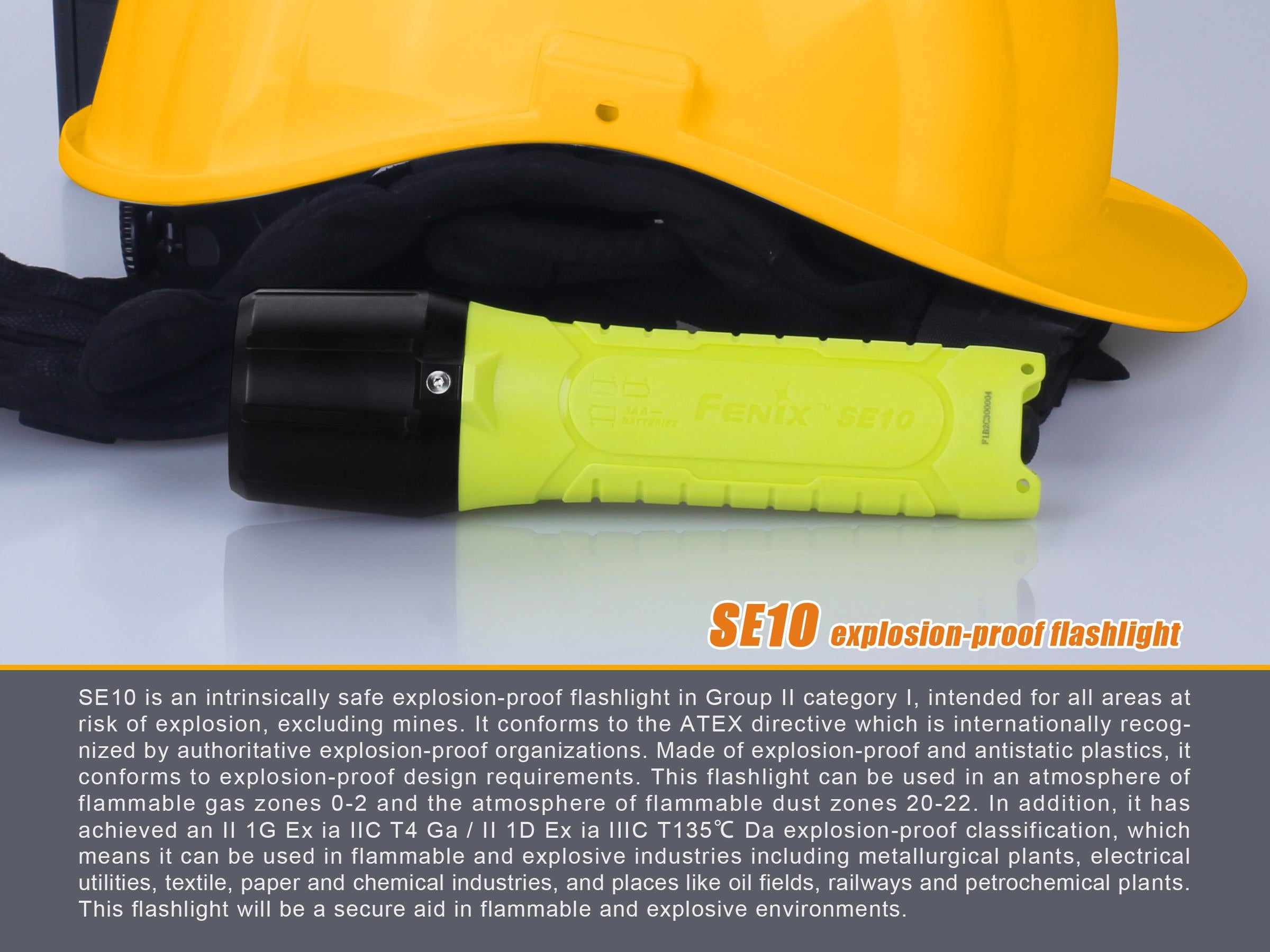 Lanterna Fenix ATEX Model SE10