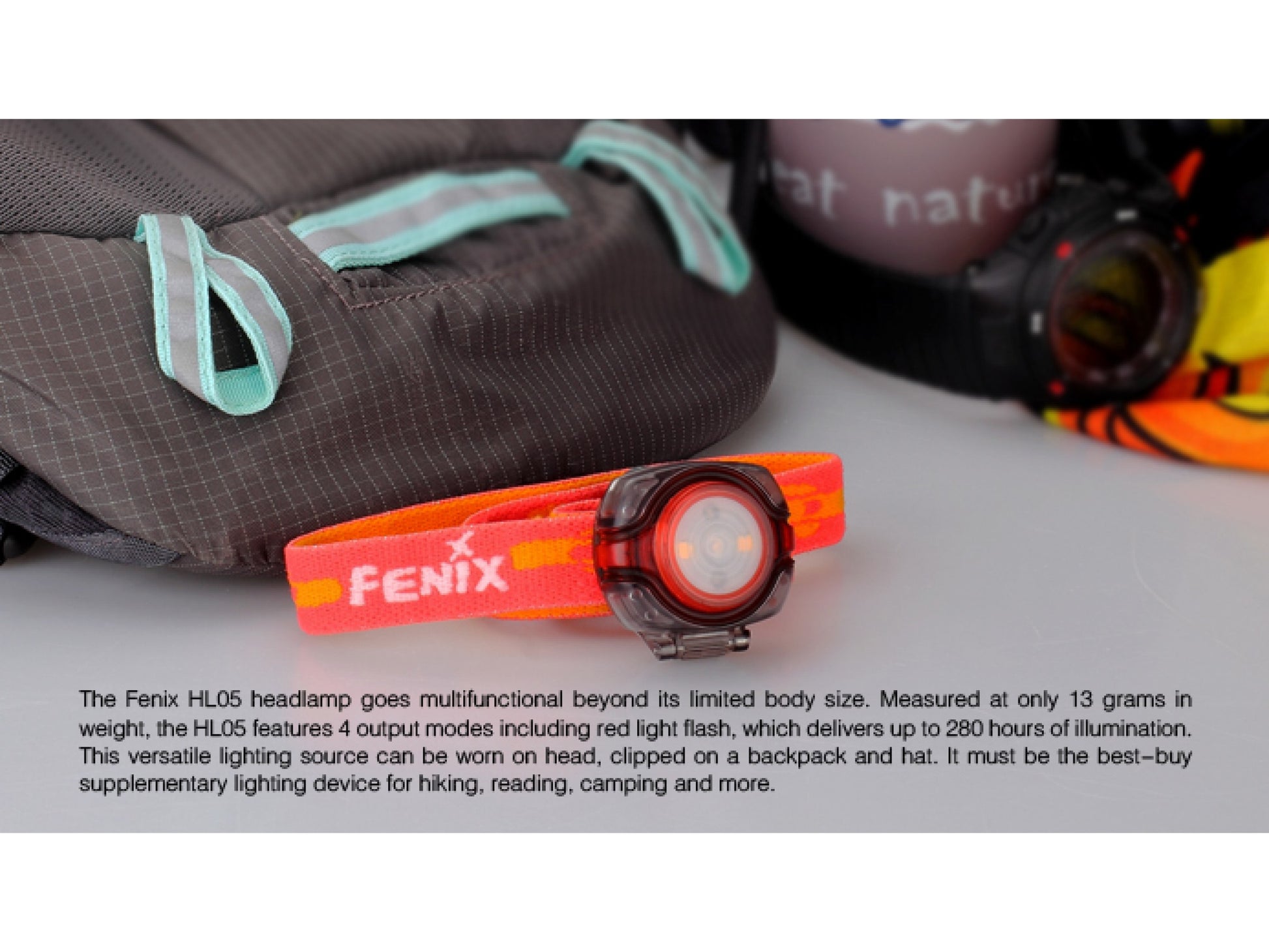 Lanterna Fenix Frontala Model HL05 GREEN