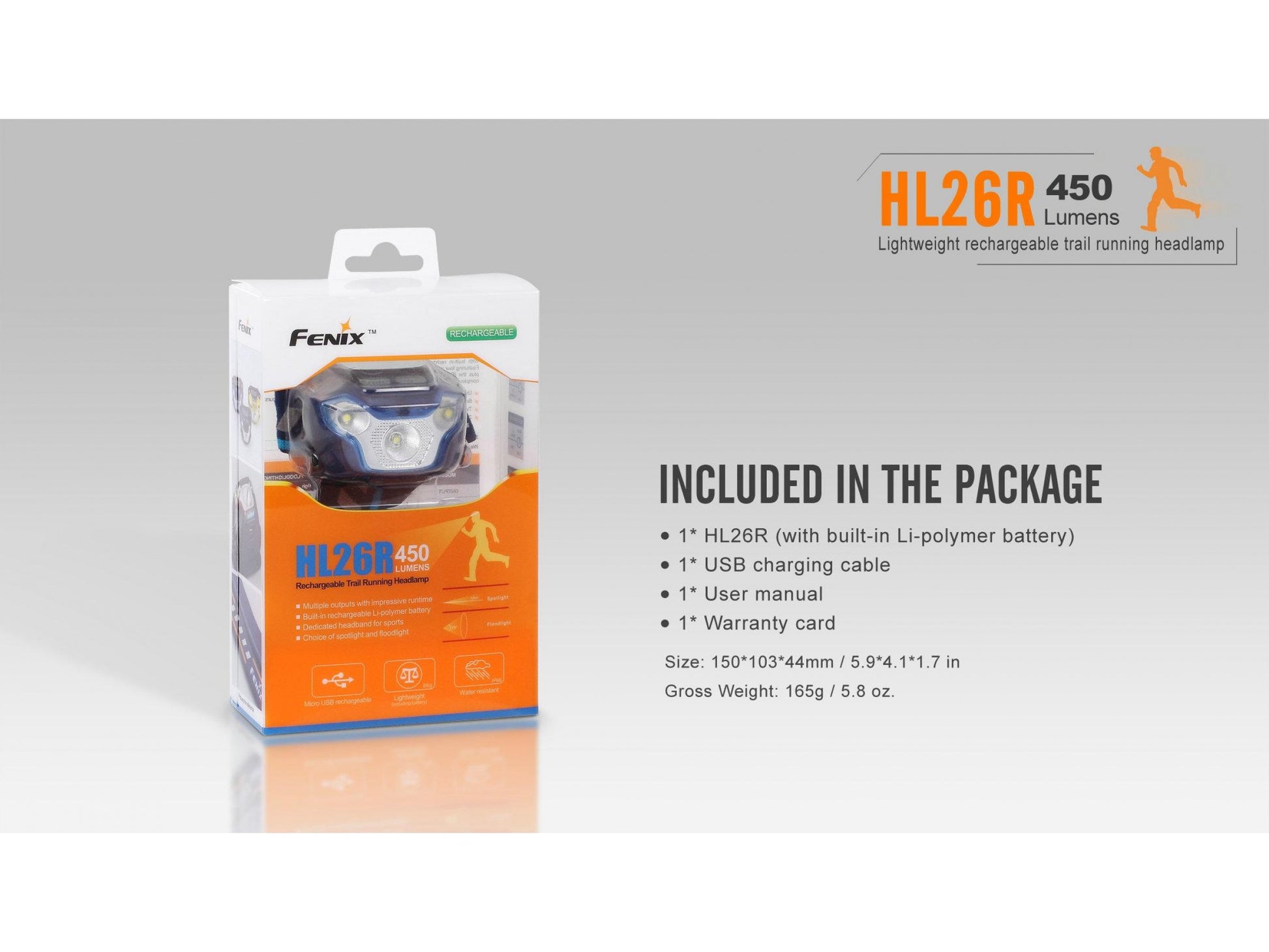 Lanterna Fenix Frontala Model HL26R BLUE