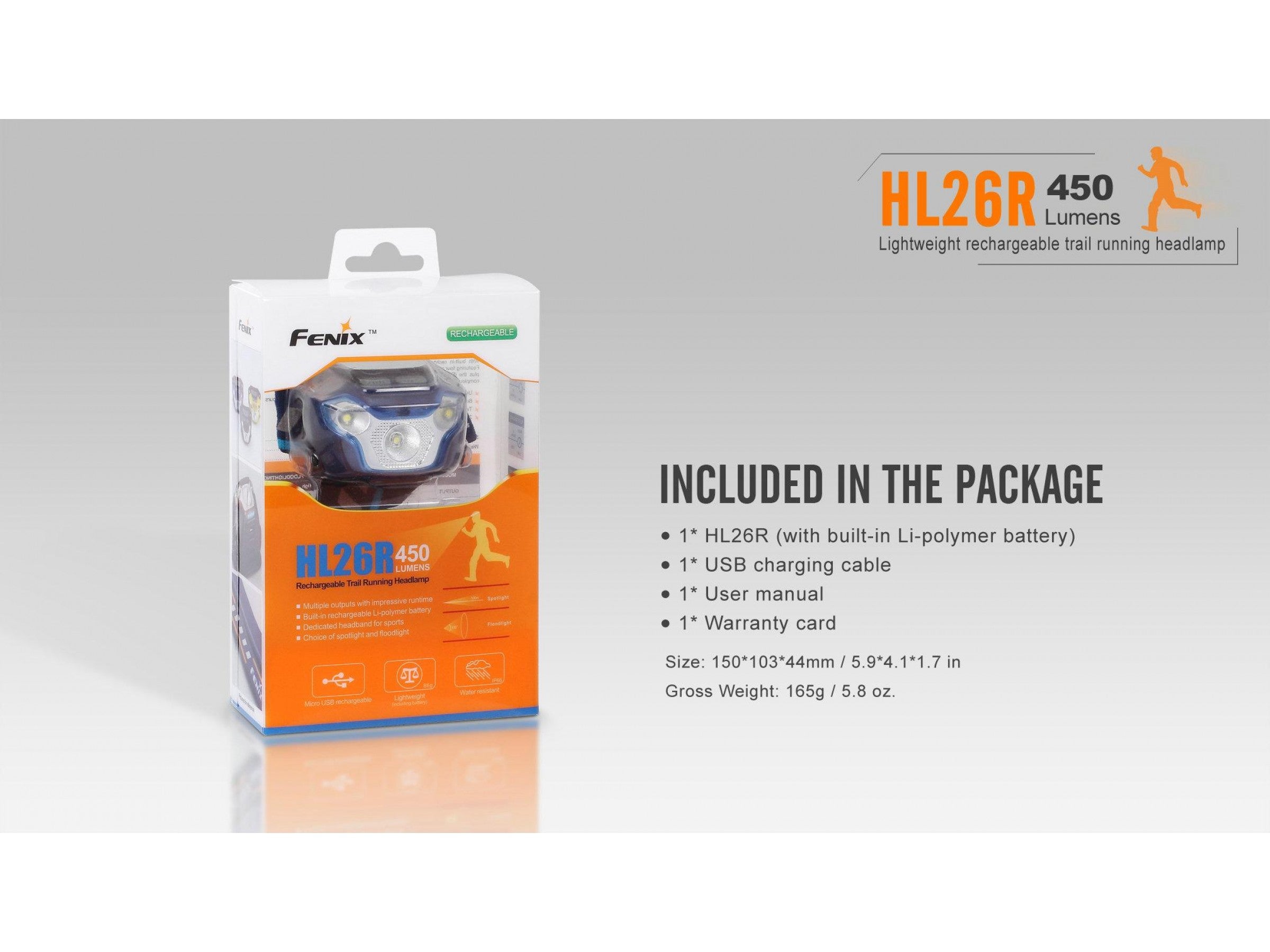 Lanterna Fenix Frontala Model HL26R BLUE