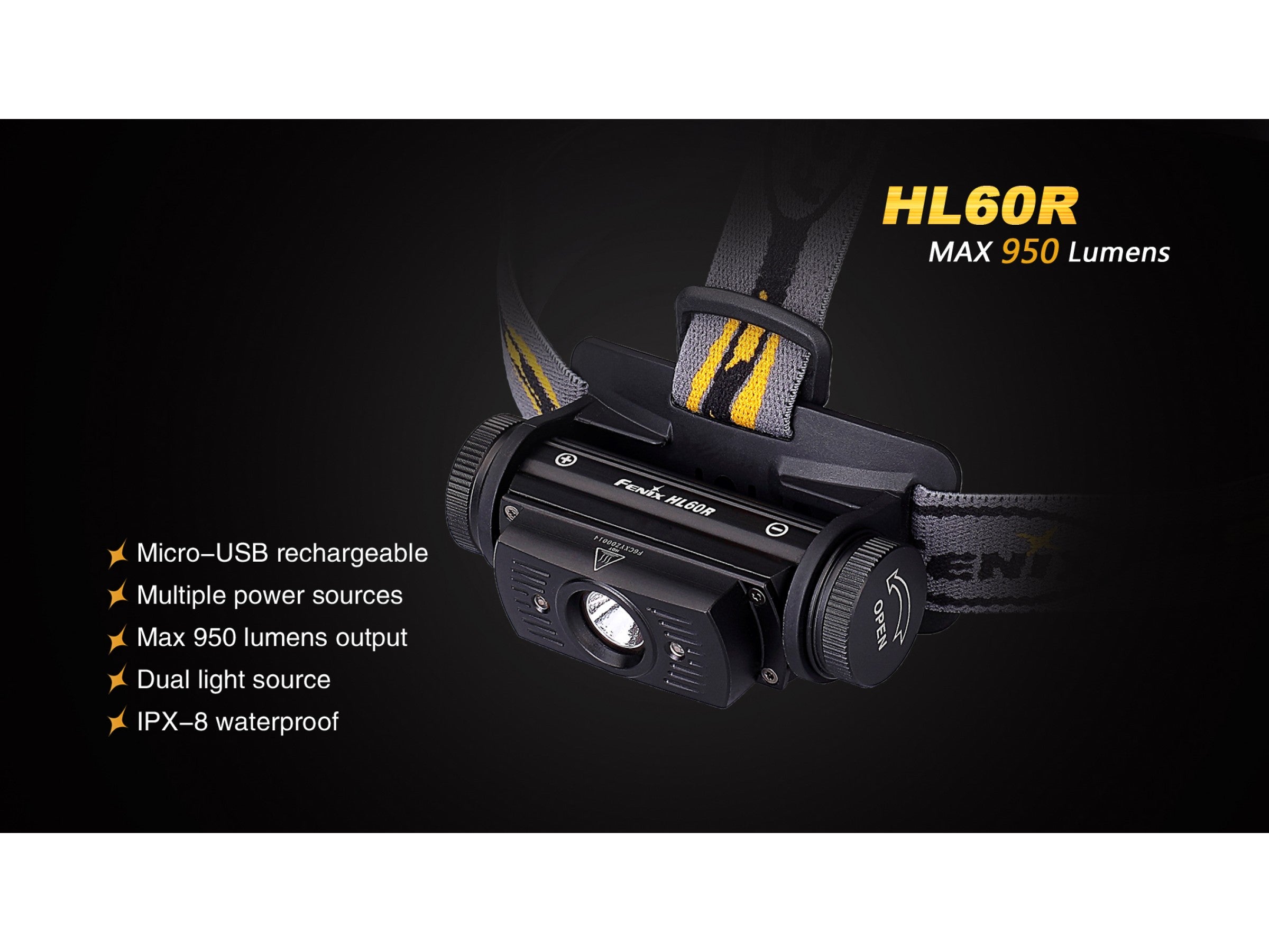 Lanterna Fenix Frontala Model HL60R DESERT