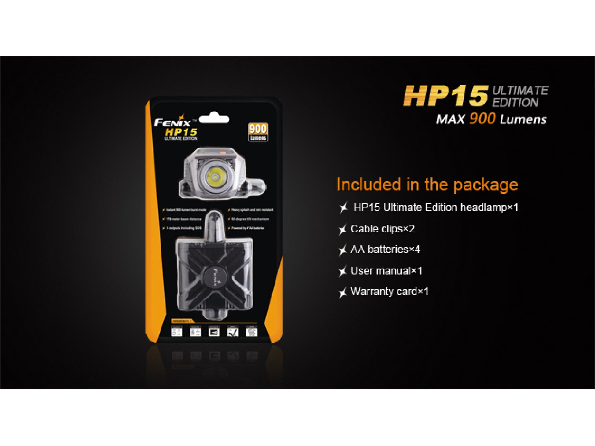 Lanterna Fenix Frontala Model HP15 UE
