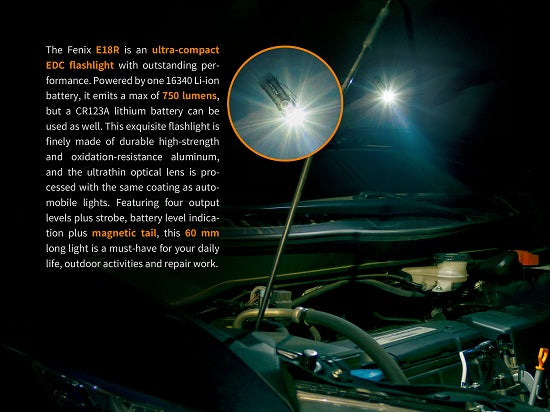 Lanterna Fenix Model E18R