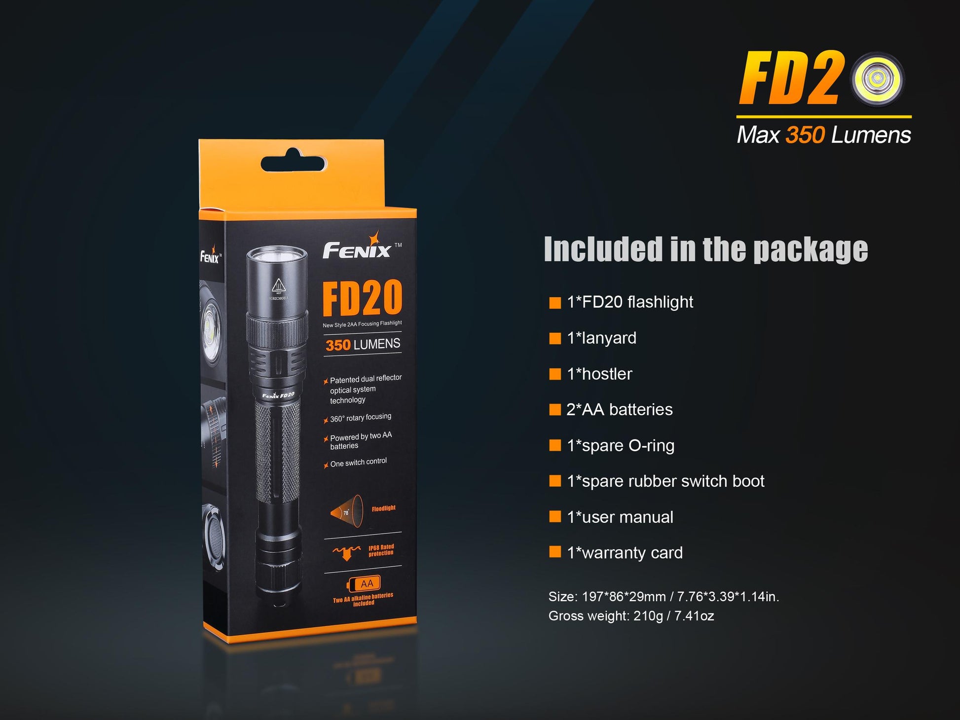 Lanterna Fenix Model FD20