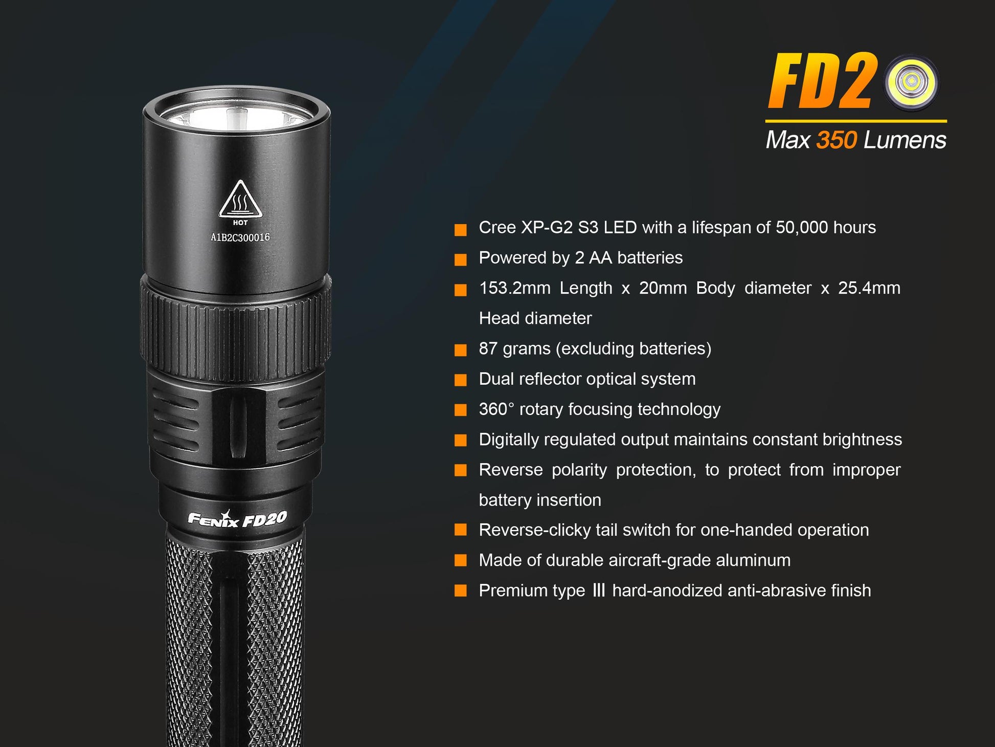 Lanterna Fenix Model FD20