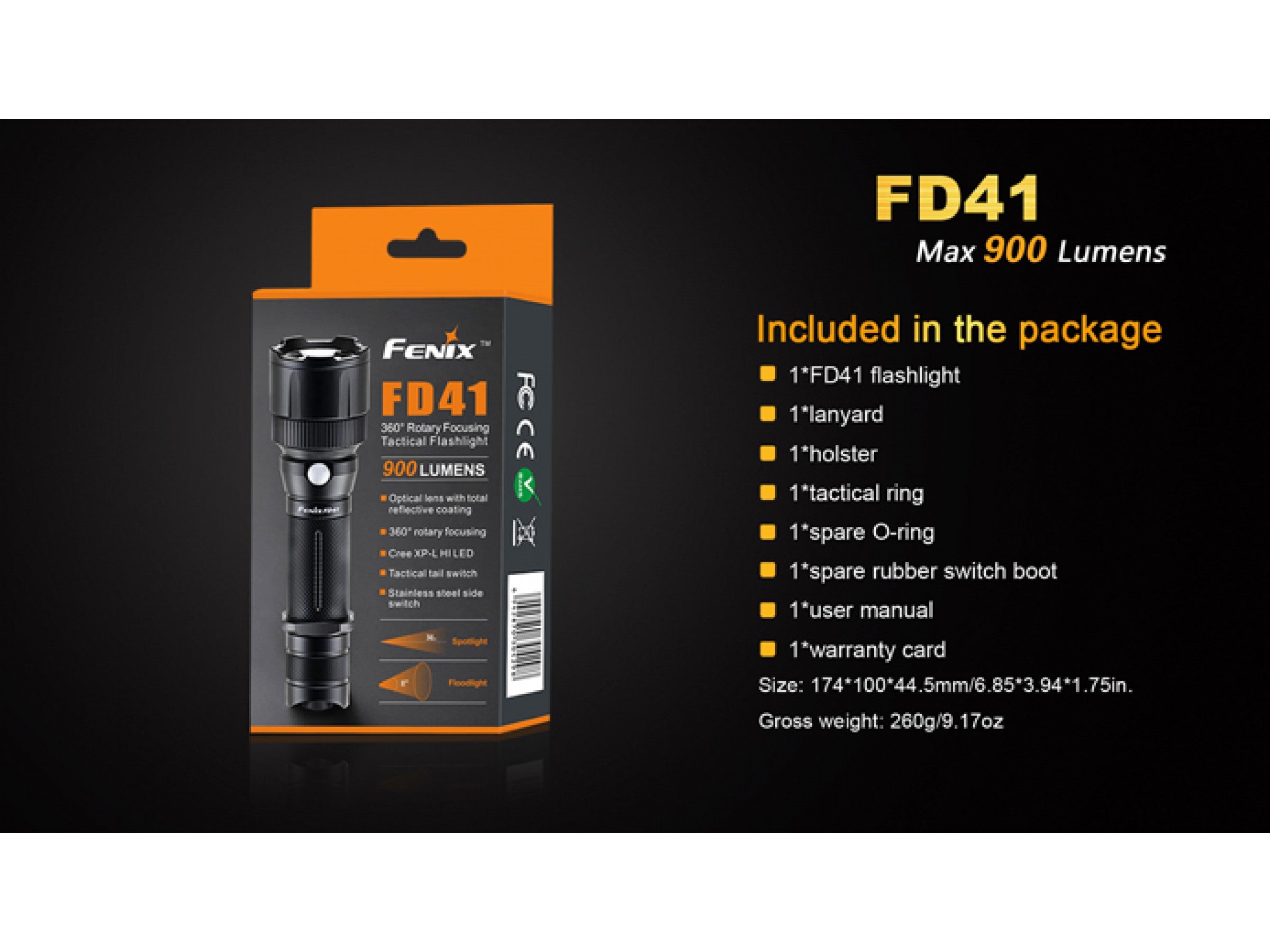 Lanterna Fenix Model FD41