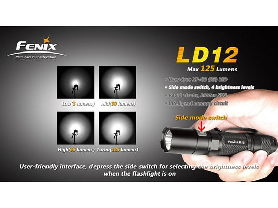 Lanterna Fenix Model LD12 - XP-G2