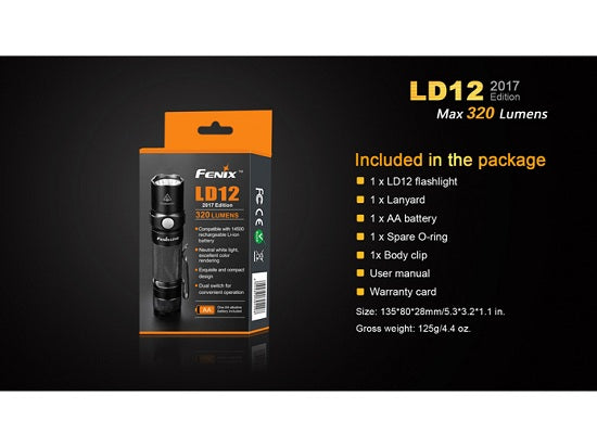 Lanterna Fenix Model LD12  Editie 2017