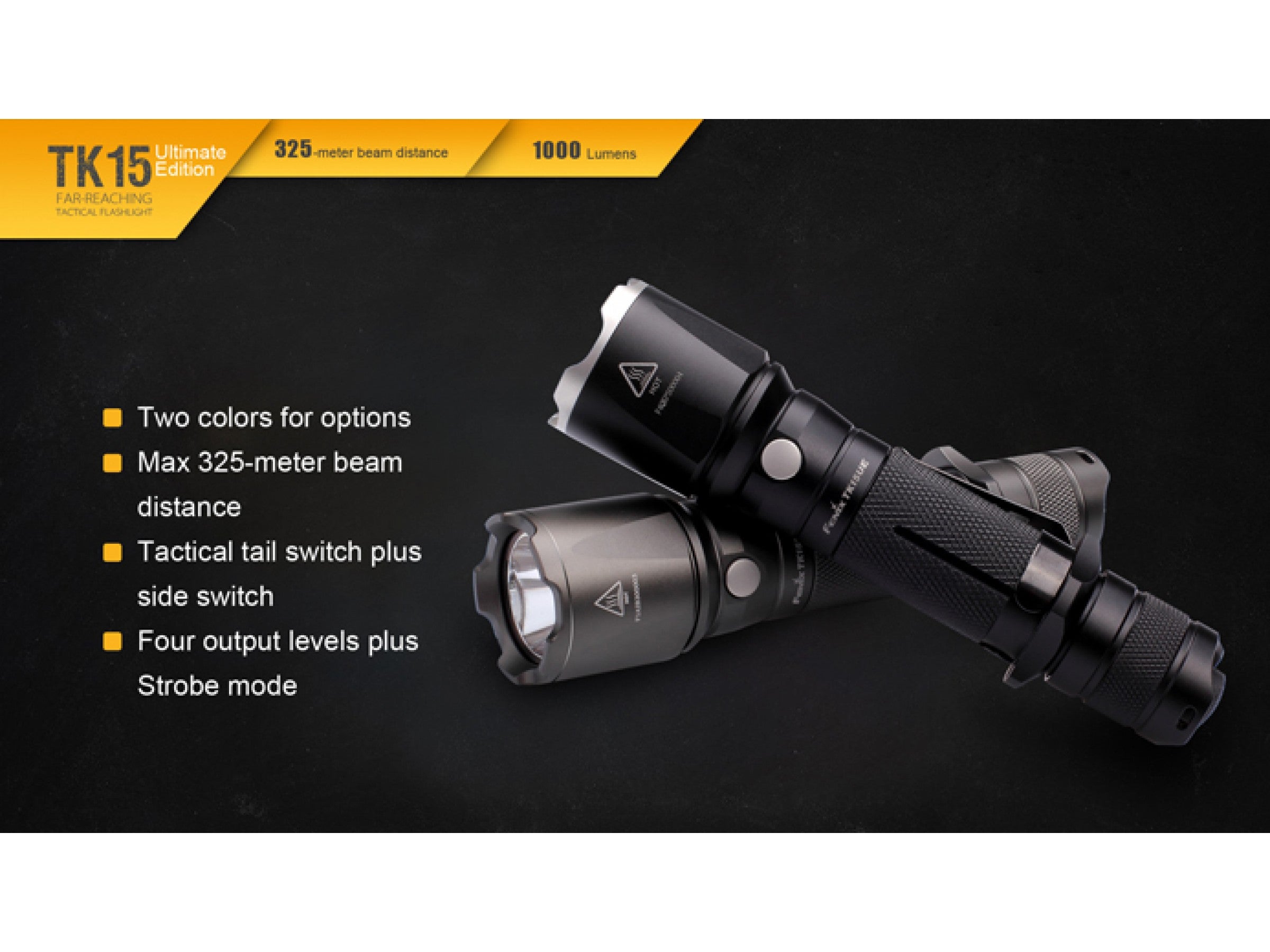 Lanterna Fenix Model TK15UE BLACK