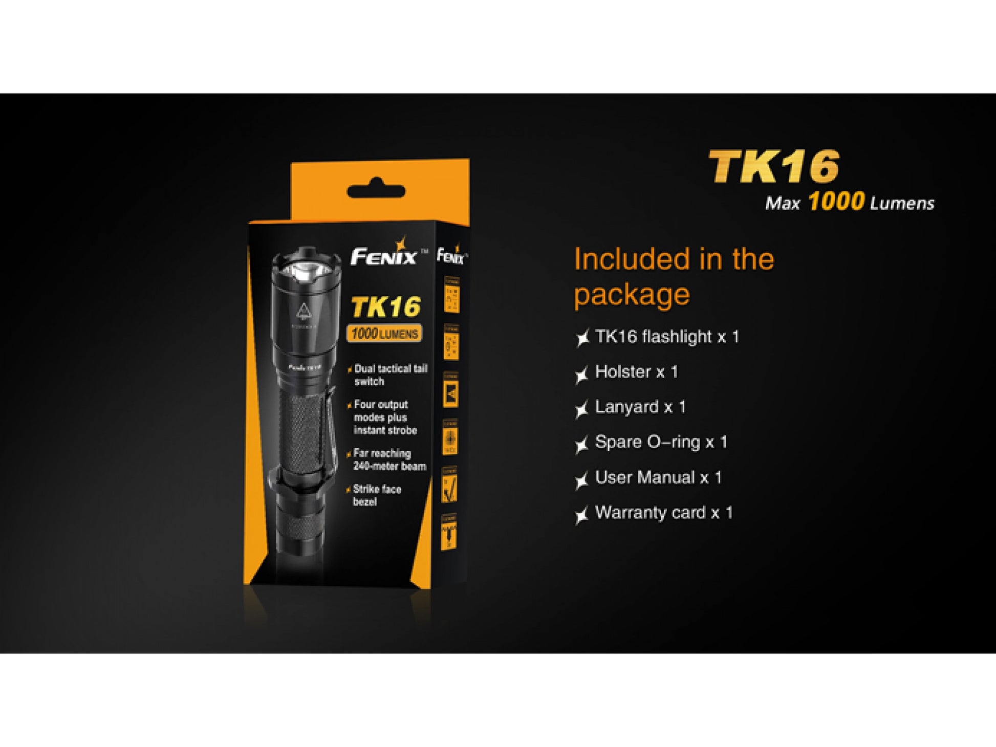 Lanterna Fenix Model TK16