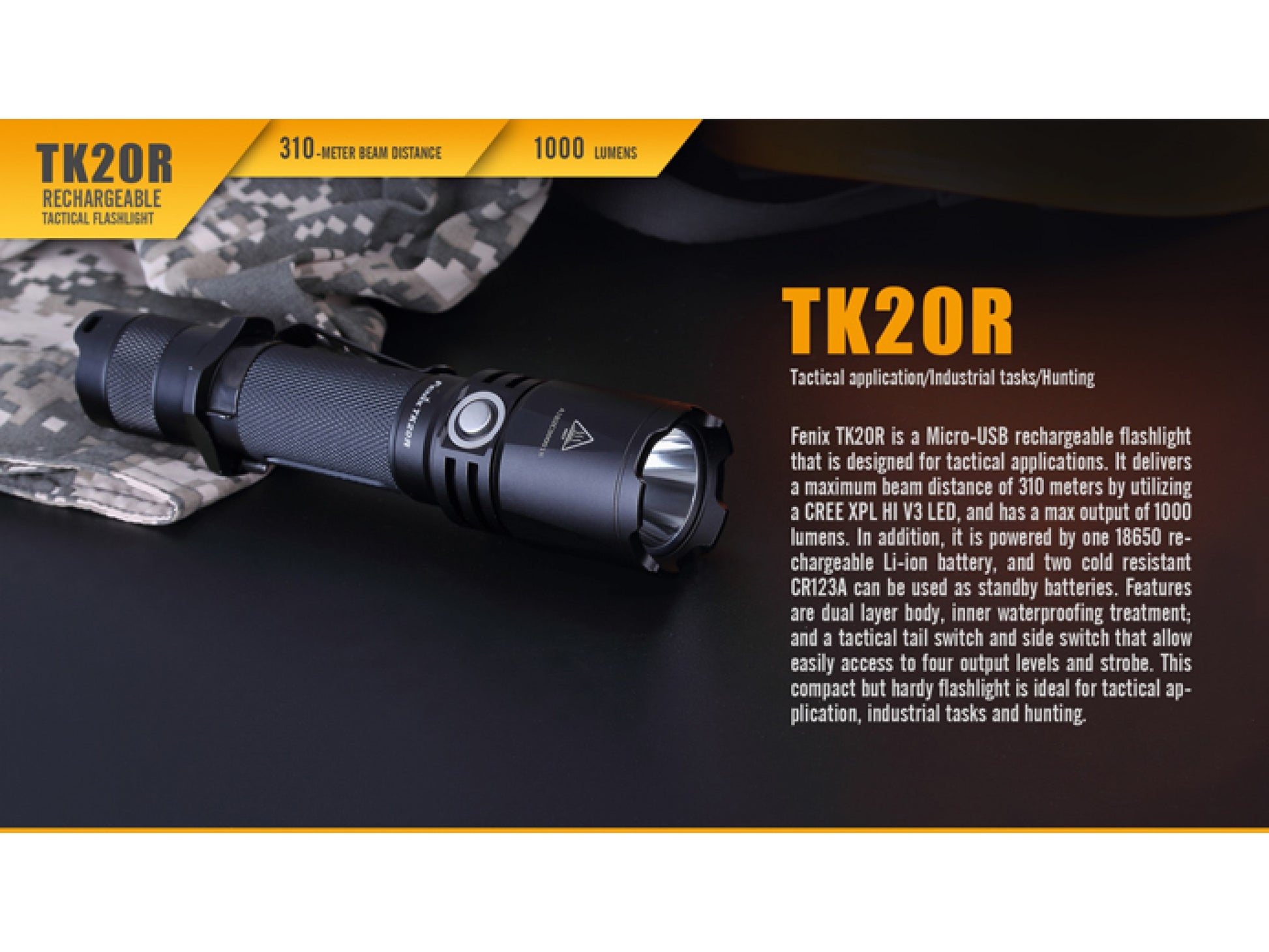 Lanterna Fenix Model TK20R