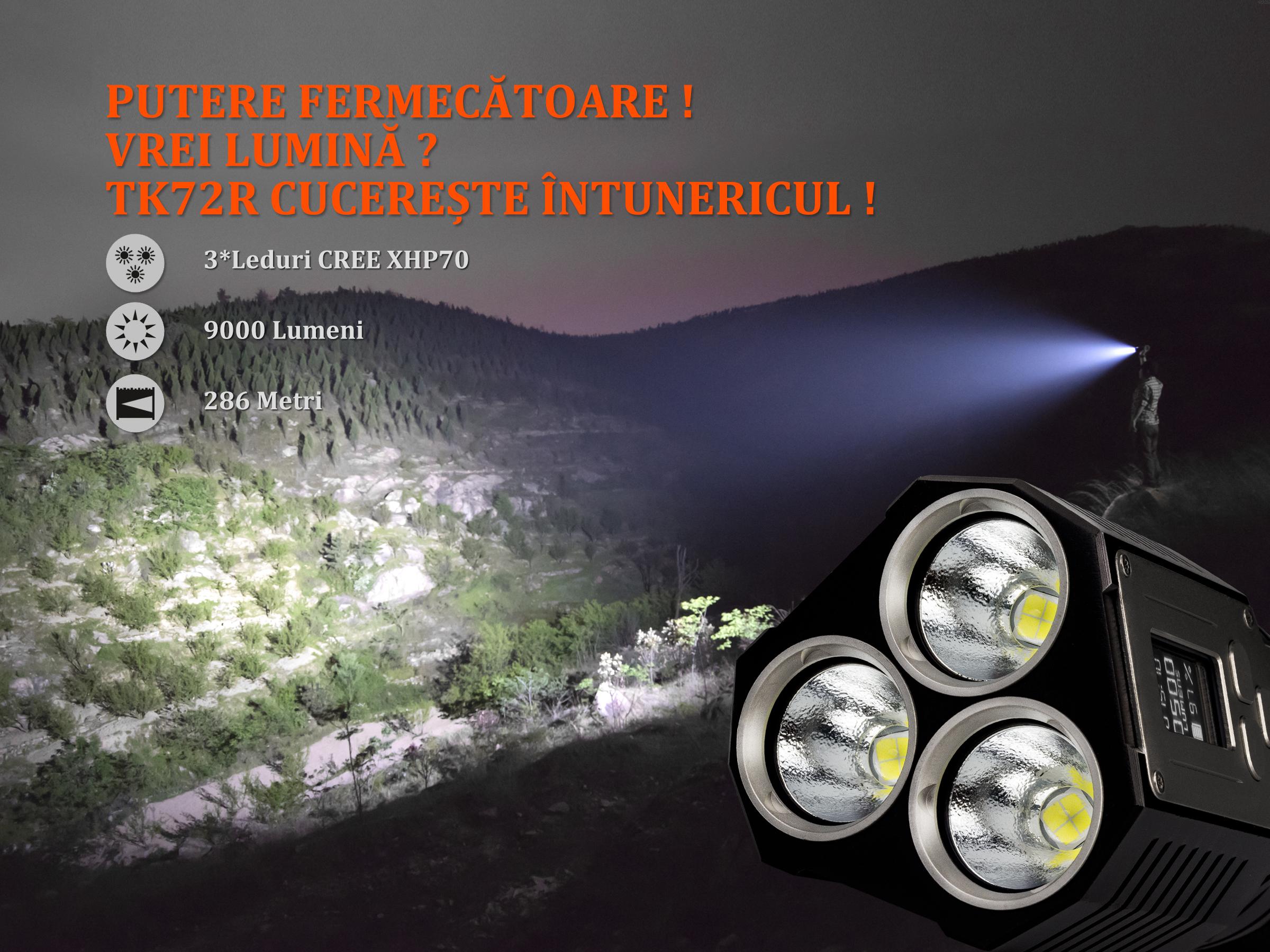 Lanterna Fenix Model TK72R