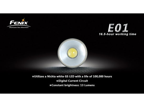 Lanterna Fenix model E01 Culoare Mov
