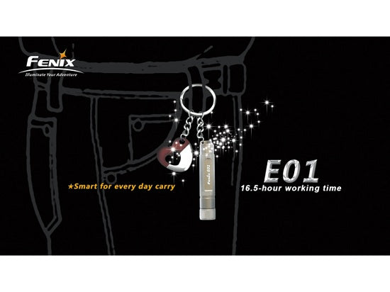 Lanterna Fenix model E01 Culoare Mov