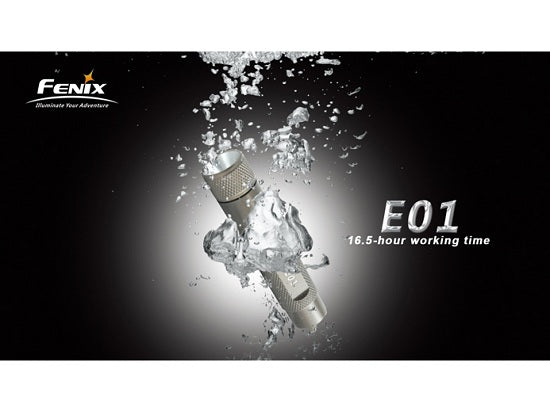 Lanterna Fenix model E01 Culoare Negru