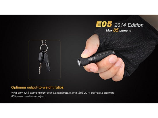 Lanterna Fenix model E05 Culoare Mov
